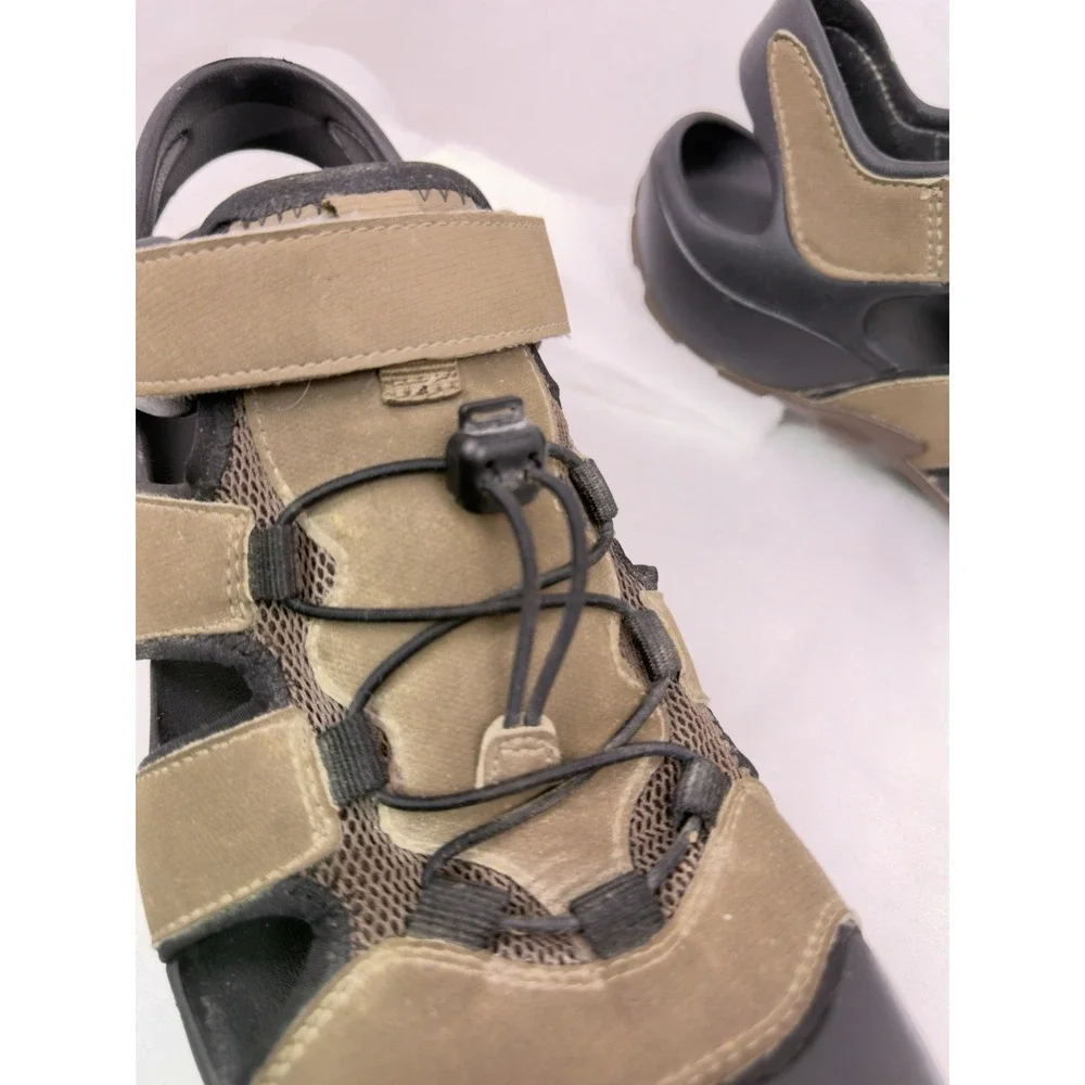 Teva Flintwood Mens 11 Brown Closed Toe Sport Sandals Hiking Water Fisherman EUC
